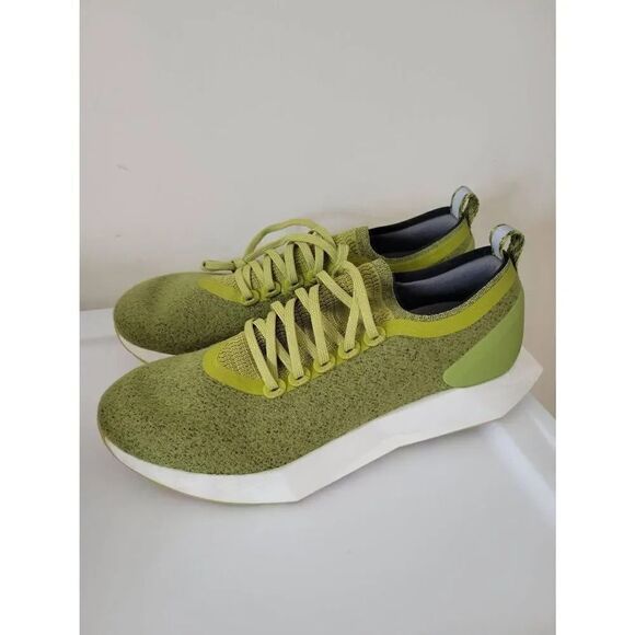 Allbirds Men's Wool Flyer Mizzles, Hazy Lime 10.5 NWOB $170 - Picture 1 of 8